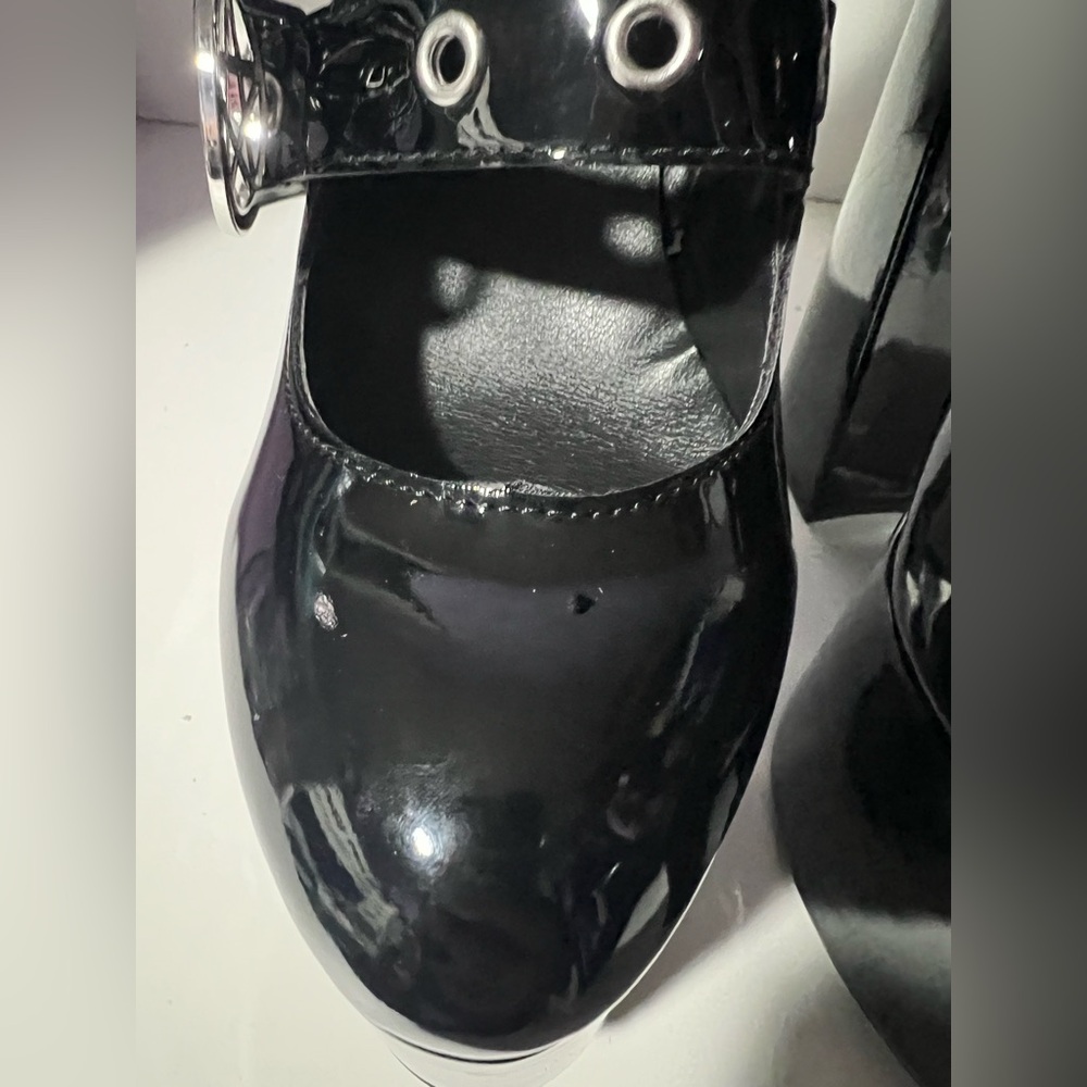 Killstar kihilist panic platform heel pentagram goth - Picture 6 of 9